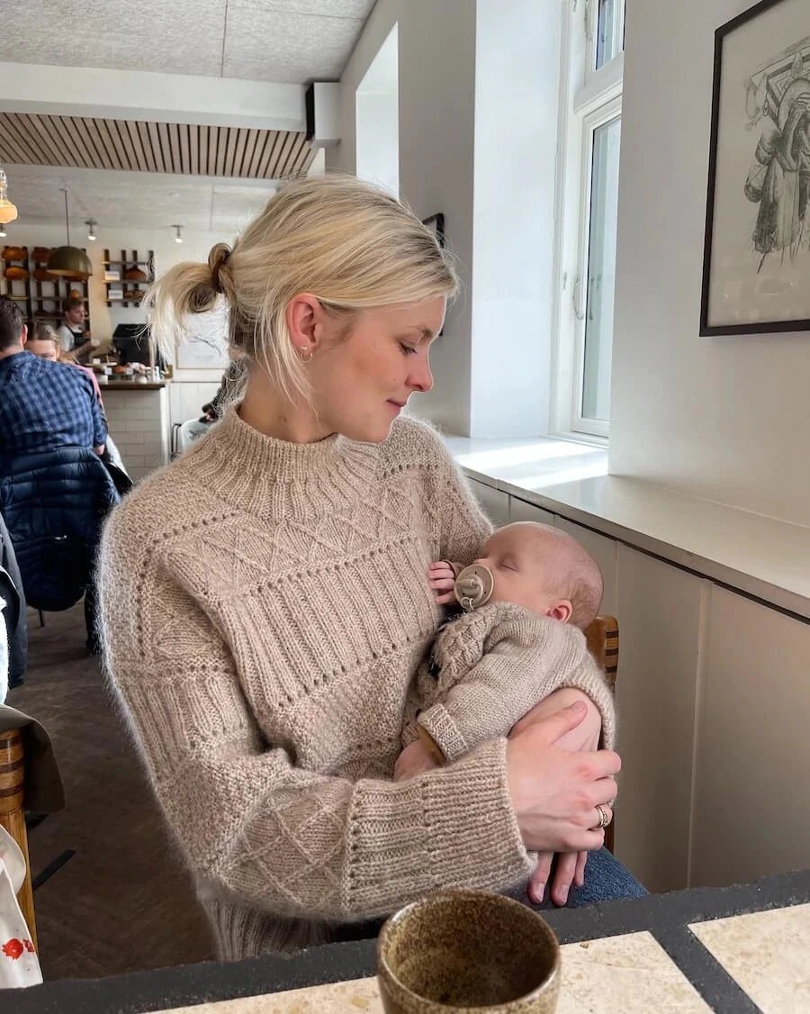 Ingrid Sweater pattern by PetiteKnit