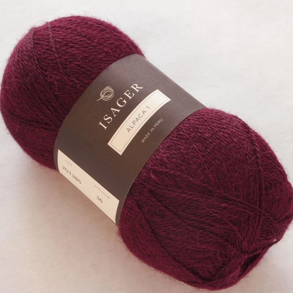 Isager Alpaca 1, color 36