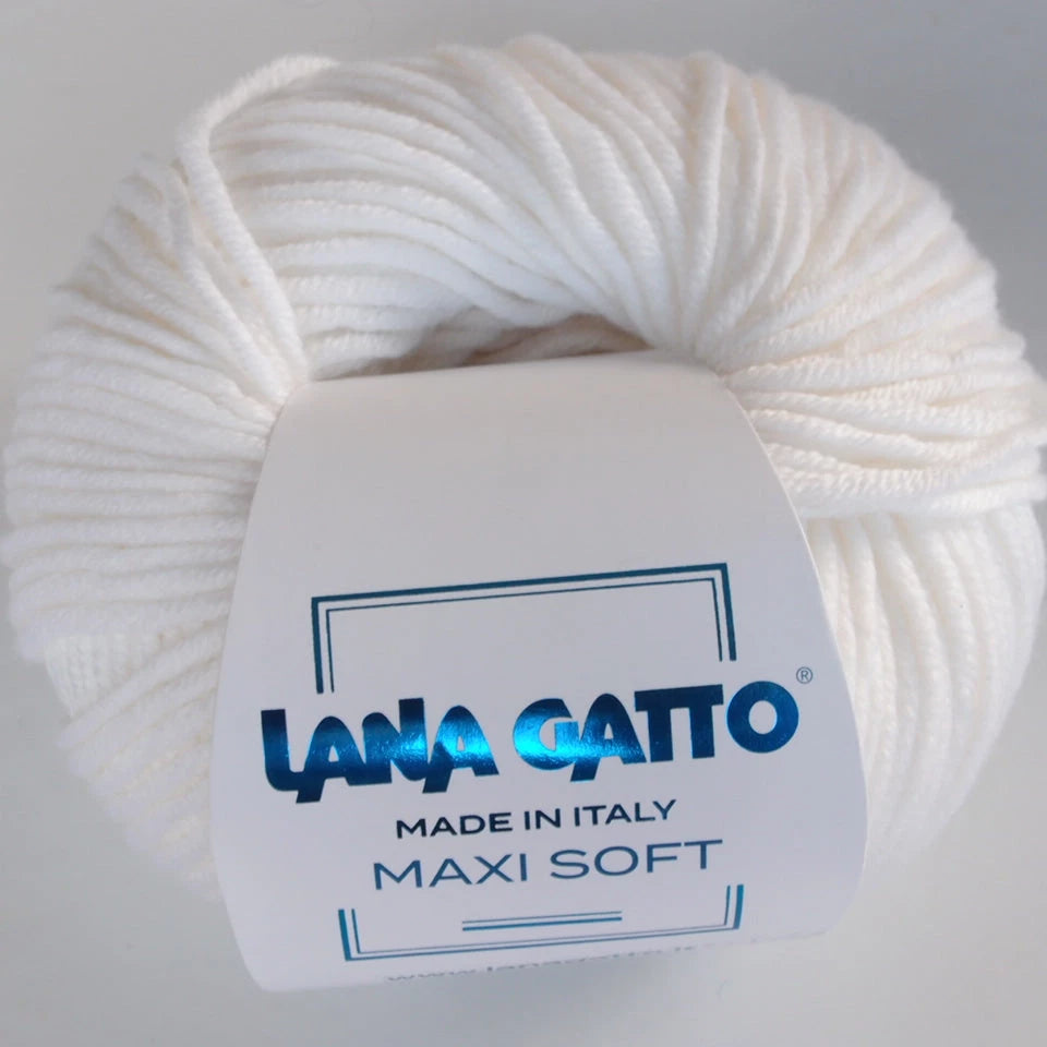 Lana Gatto, Maxi Soft 1001 Bianco