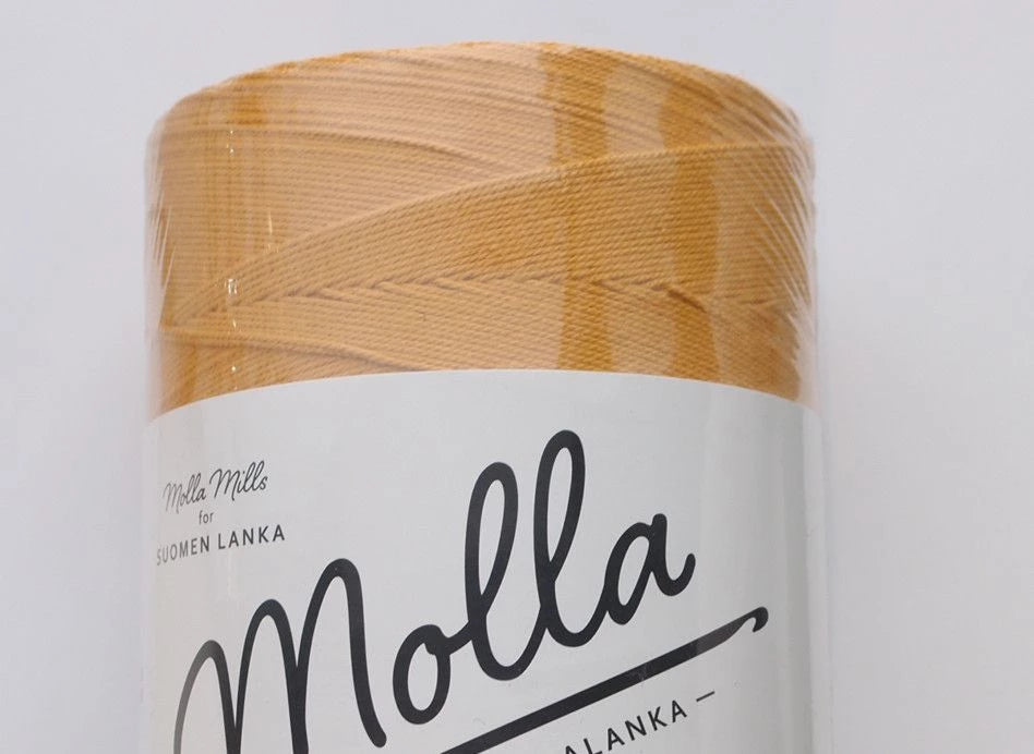Molla Kalalanka, Suomen Lanka, tiukkakierteinen puuvillalanka 12-säikeinen sinappi, Molla 35
