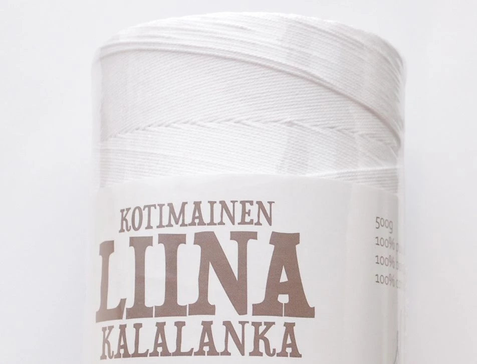 Liina Kalalanka, Suomen Lanka, tiukkakierteinen puuvillalanka 12-säikeinen valkaistu