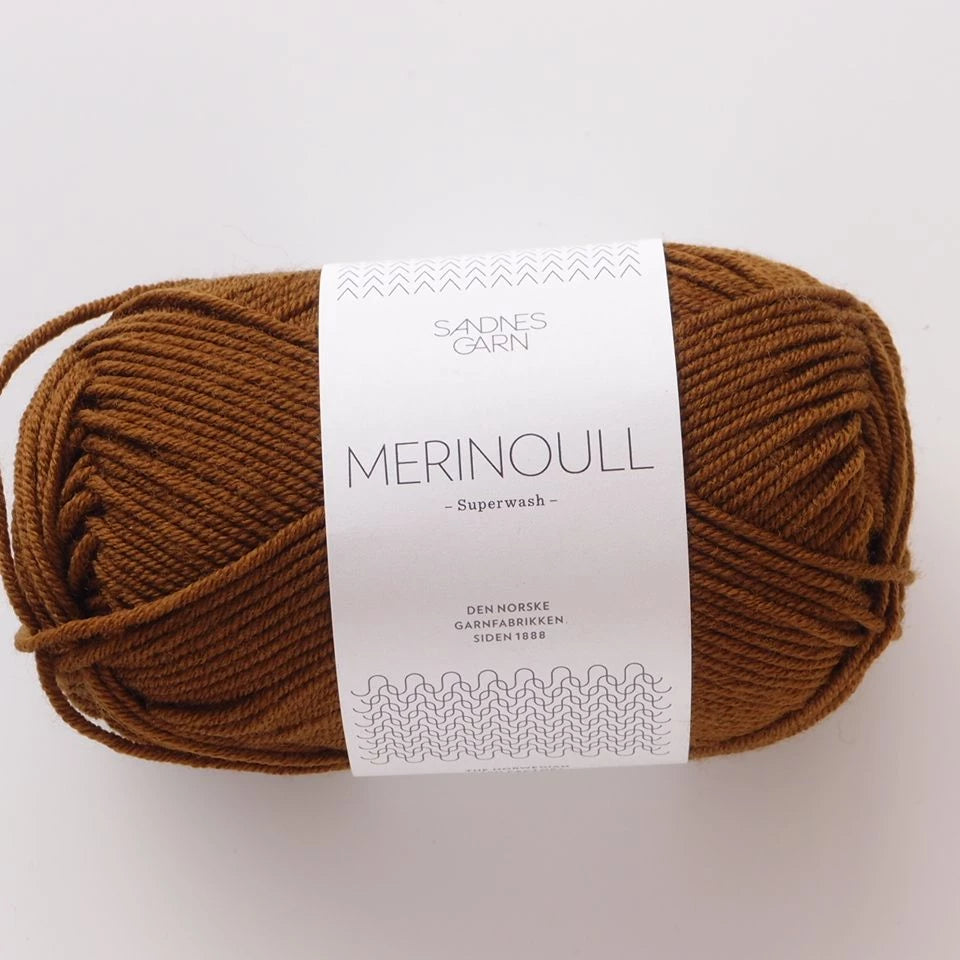 Merinoull Sandnes 2564 Gyllenbrun