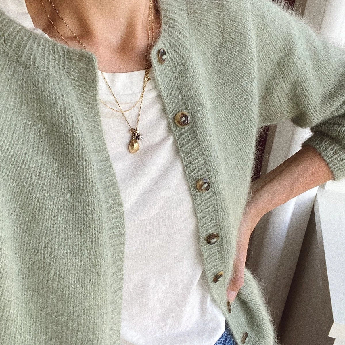 Novice Cardigan, Mohair Edition by PetiteKnit