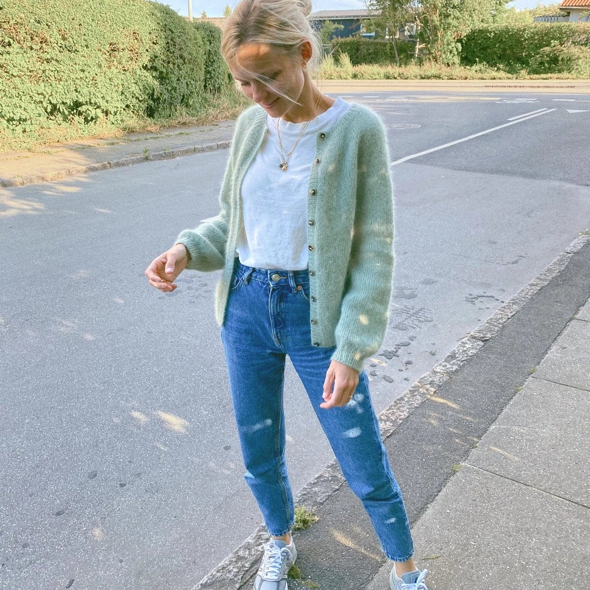 Novice Cardigan, Mohair Edition by PetiteKnit