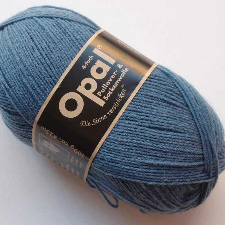 Opal Uni 4 ply 5195 Jeansblau
