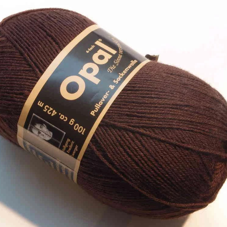 Opal Uni 4 ply 5192 Dunkelbrunnen