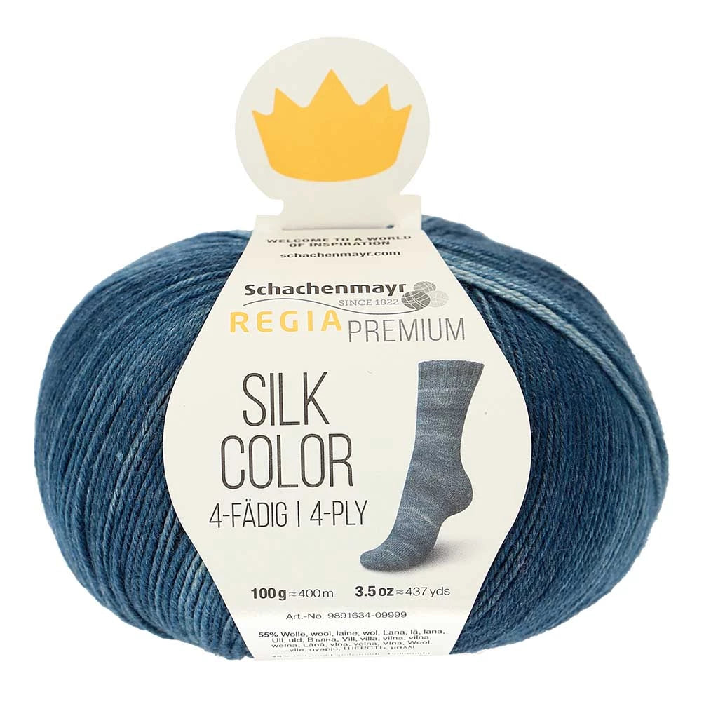Regia Premium Silk Color 4-ply