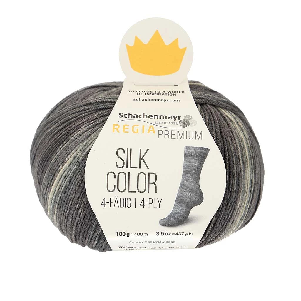 Regia Premium Silk Color 4-ply