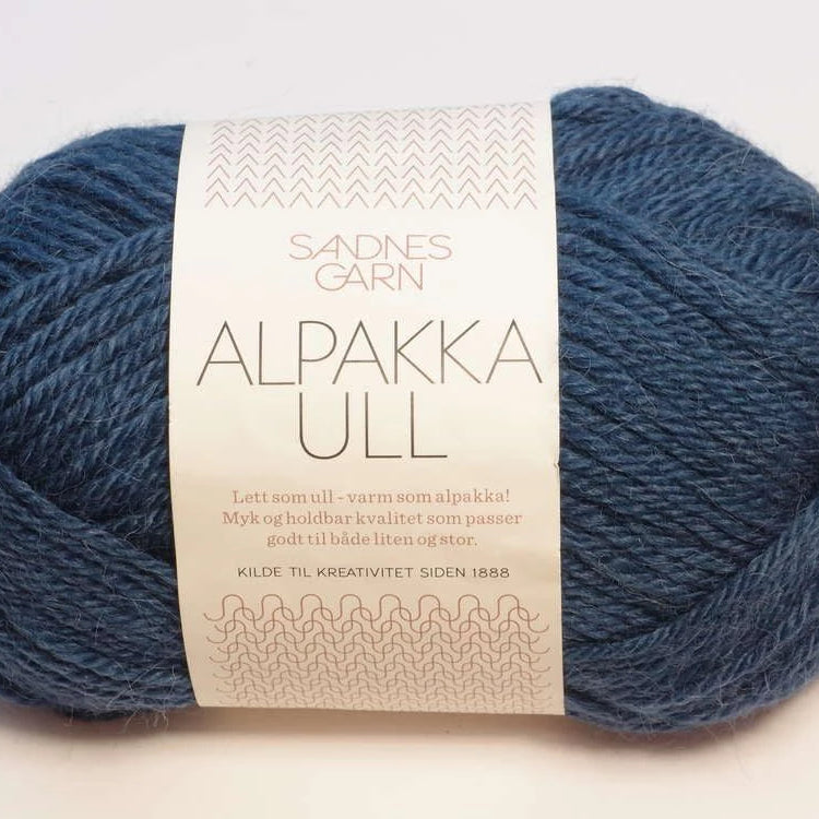 Sandnes Garn Alpakka Ull 6364 mör blå