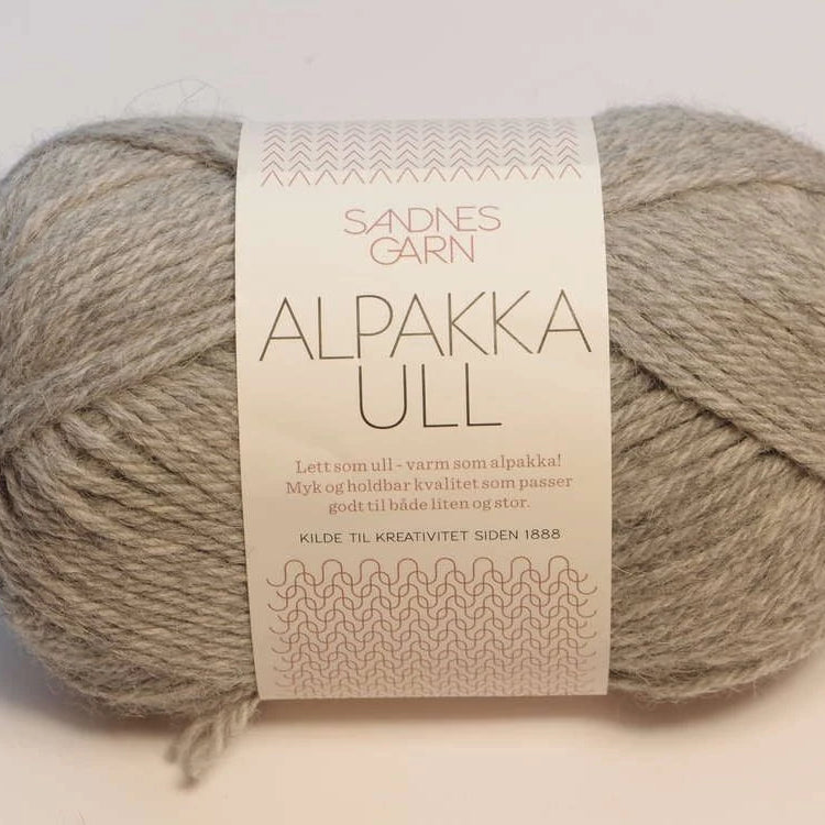 Sandnes Garn Alpakka Ull 1042 Gråmelert