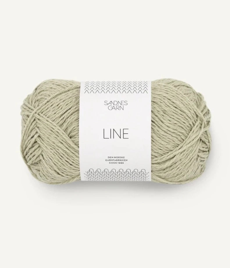 puuvill pellava viskoosi lanka, harmaan vihreä