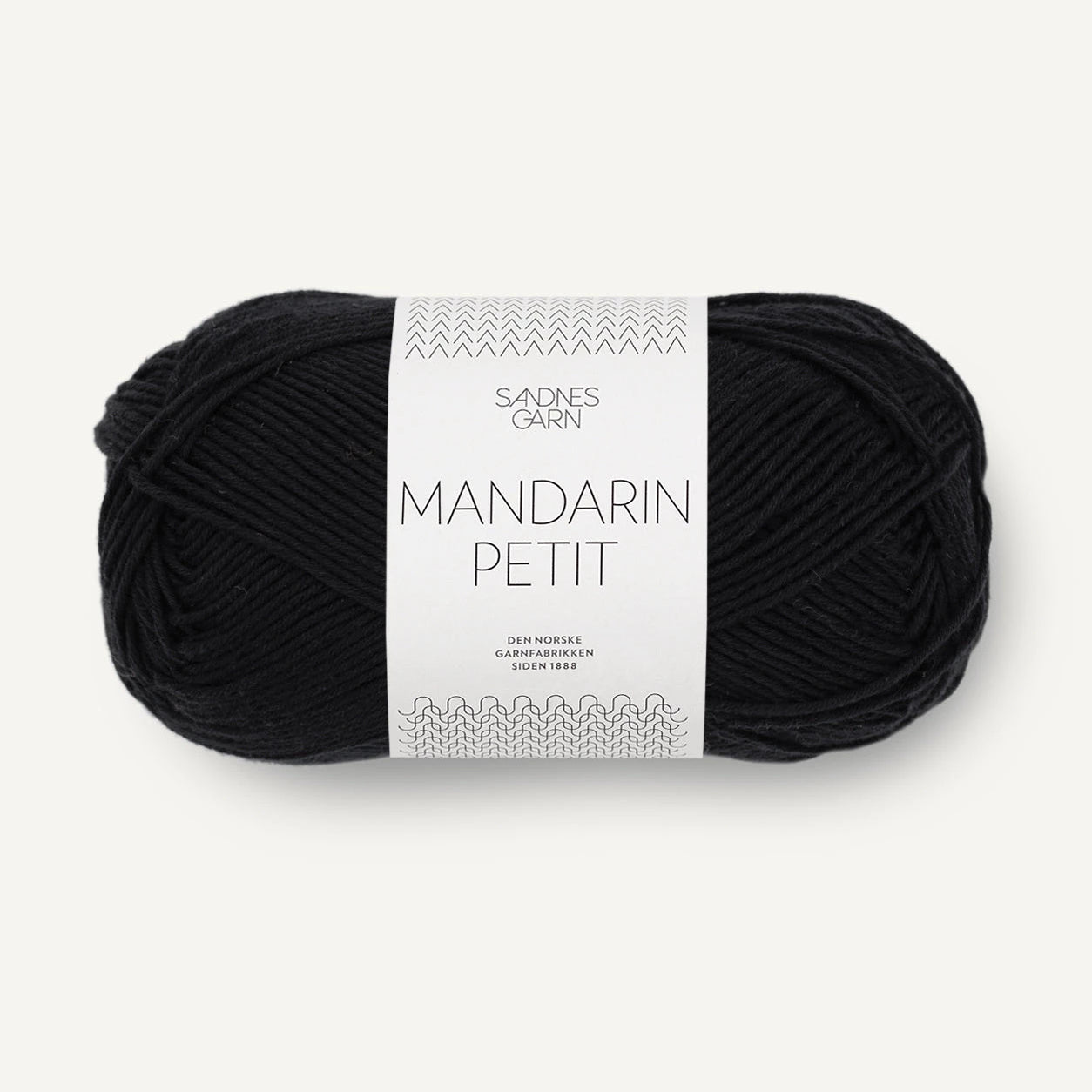 Sandnes Garn, Mandarin Petit 1099 Musta