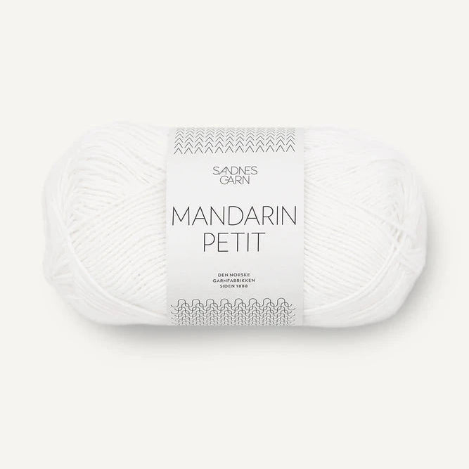 Sandnes Garn, Mandarin Petit 1001 Hvit