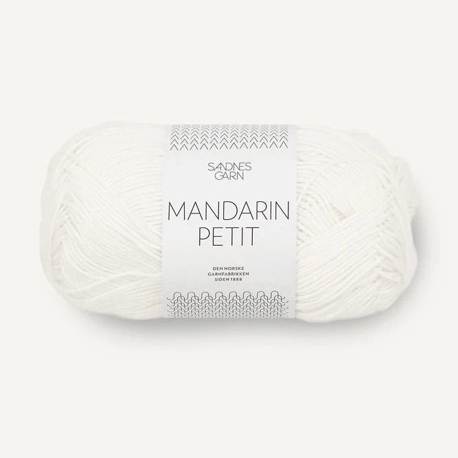 Sandnes Garn, Mandarin Petit 1002 Hvit