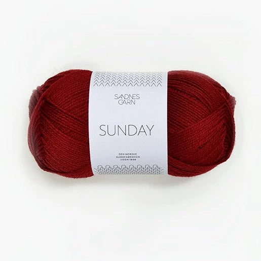 Sandnes Garn Sunday, 4236 Dyp Röd