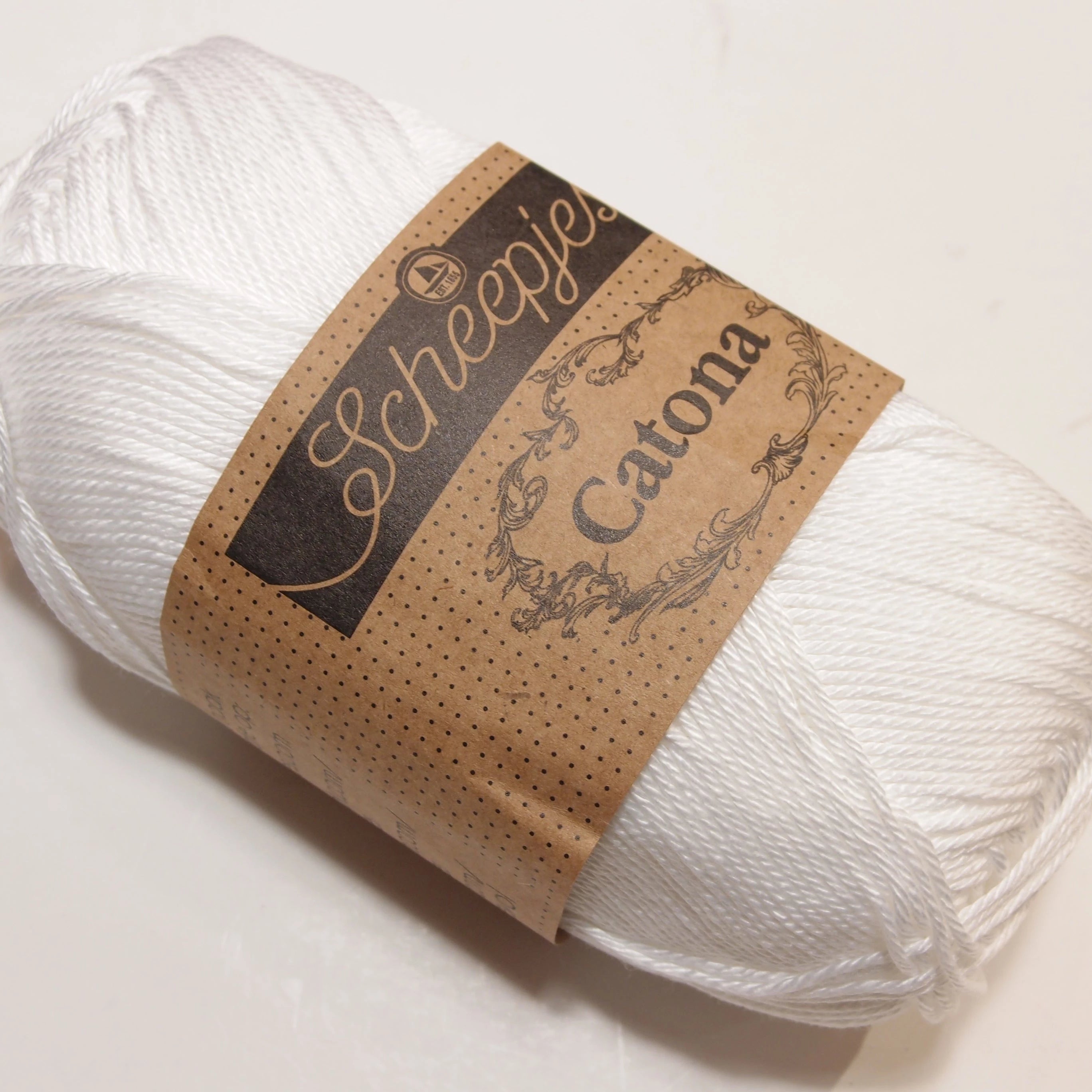 Scheepjes Catona, 106 Snow white, vitivalkoinenn