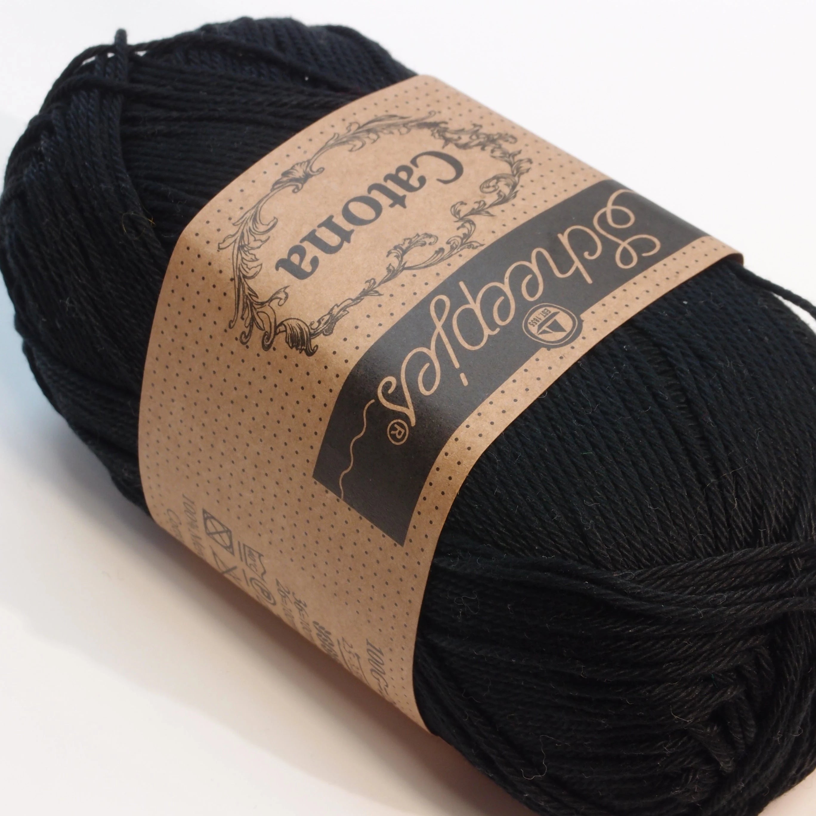 Scheepjes Catona, 110 Jet Black