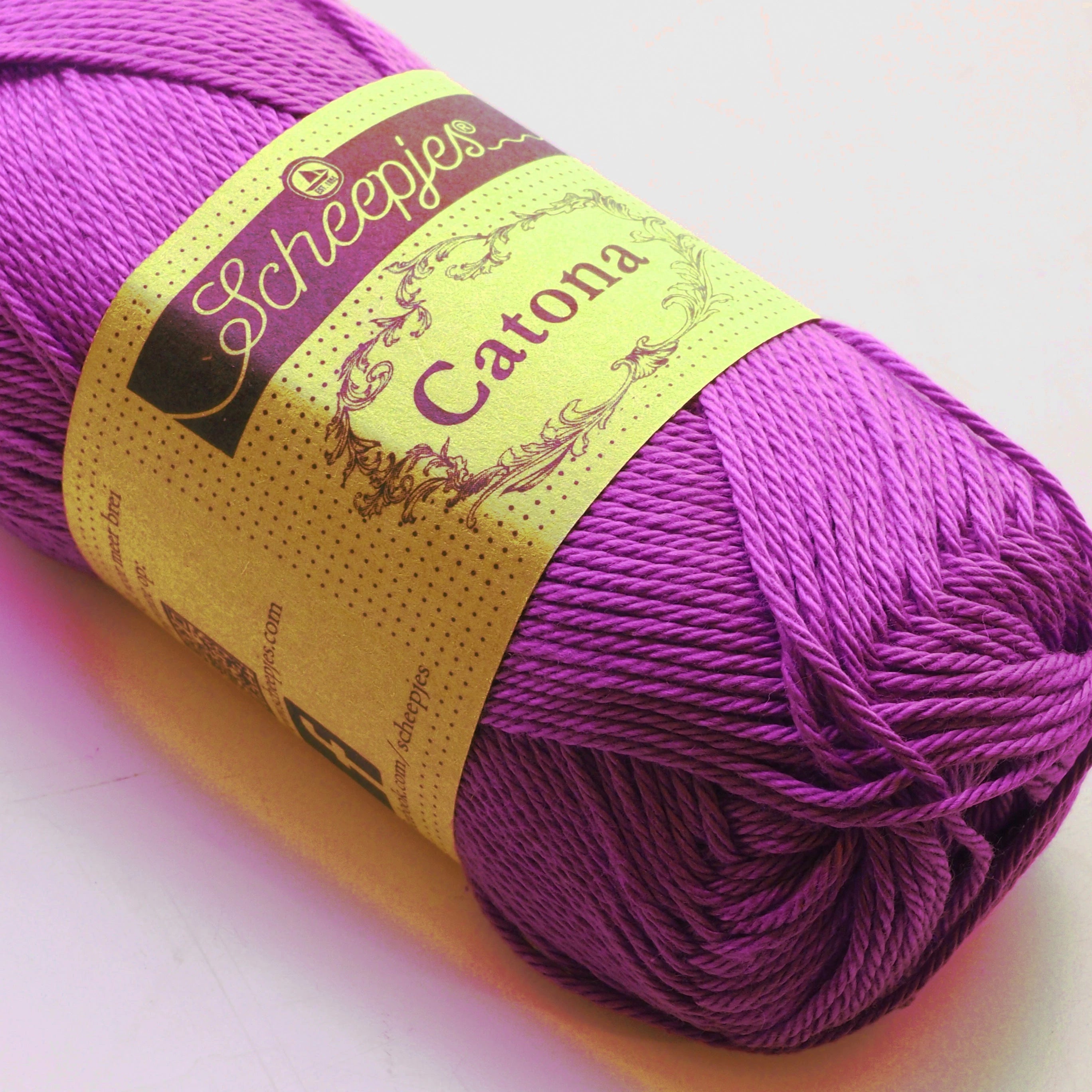 Scheepjes Catona, 113 Delhinium, Lila