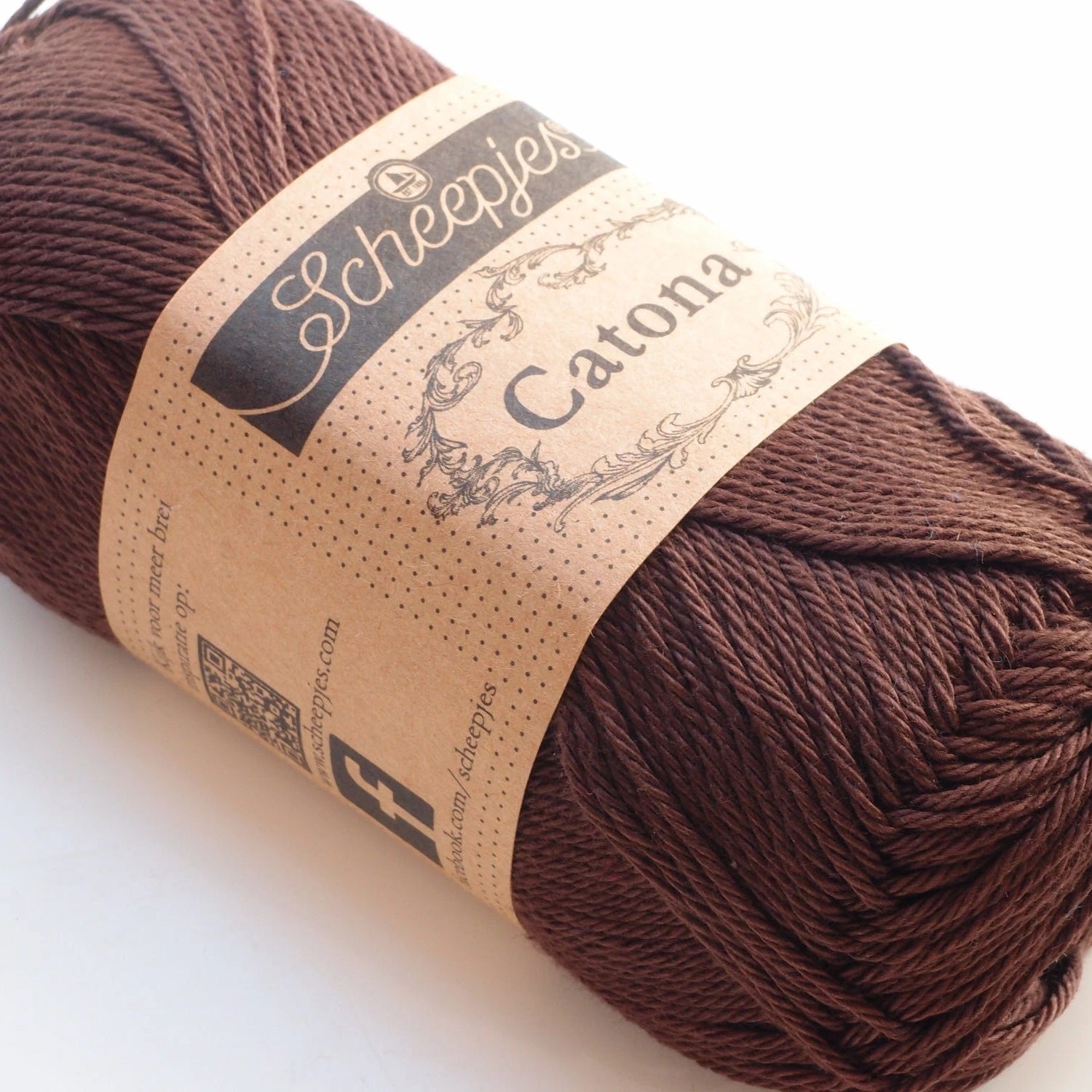 Scheepjes Catona, 162 Black Coffee