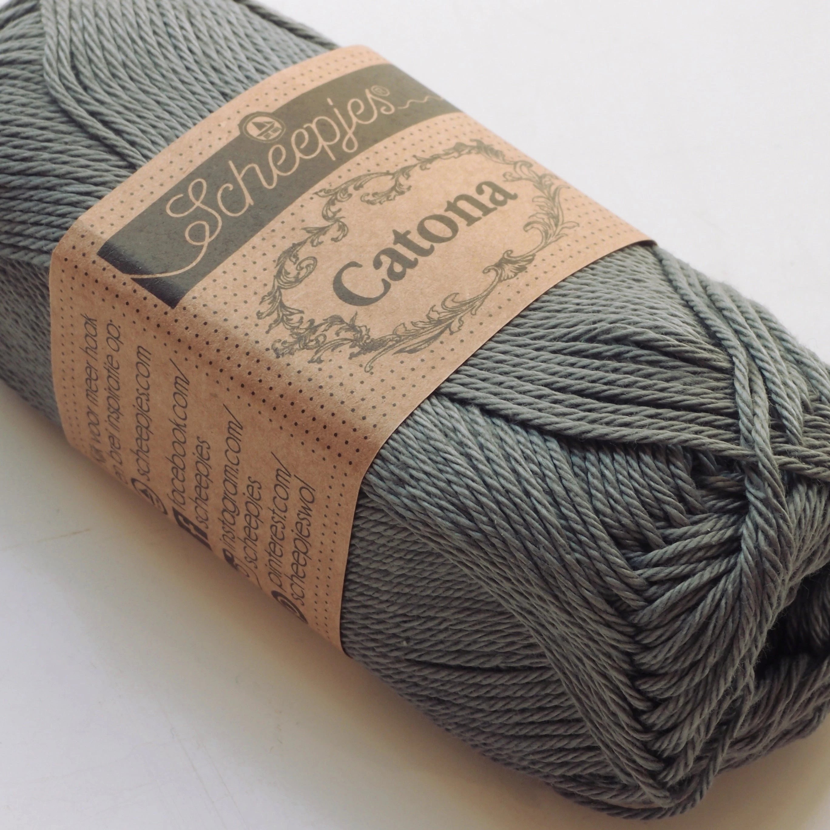 Scheepjes Catona, 242 Metal Grey