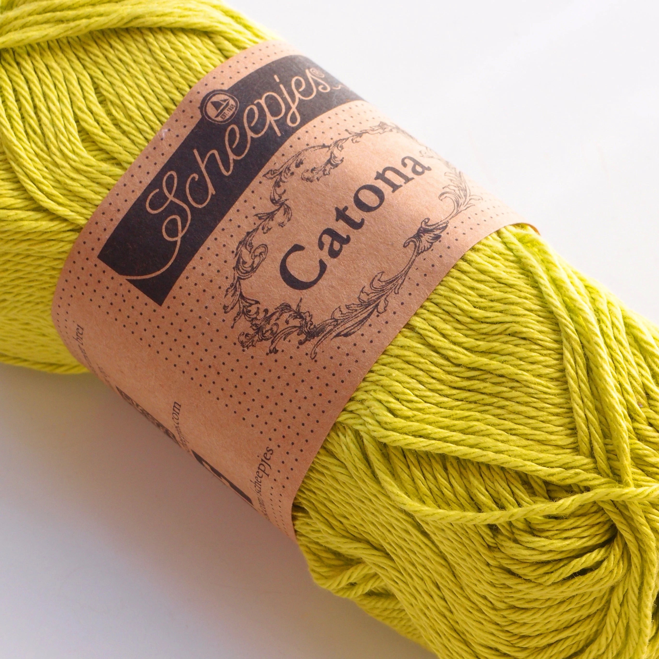 Scheepjes Catona, 245 Green Yellow