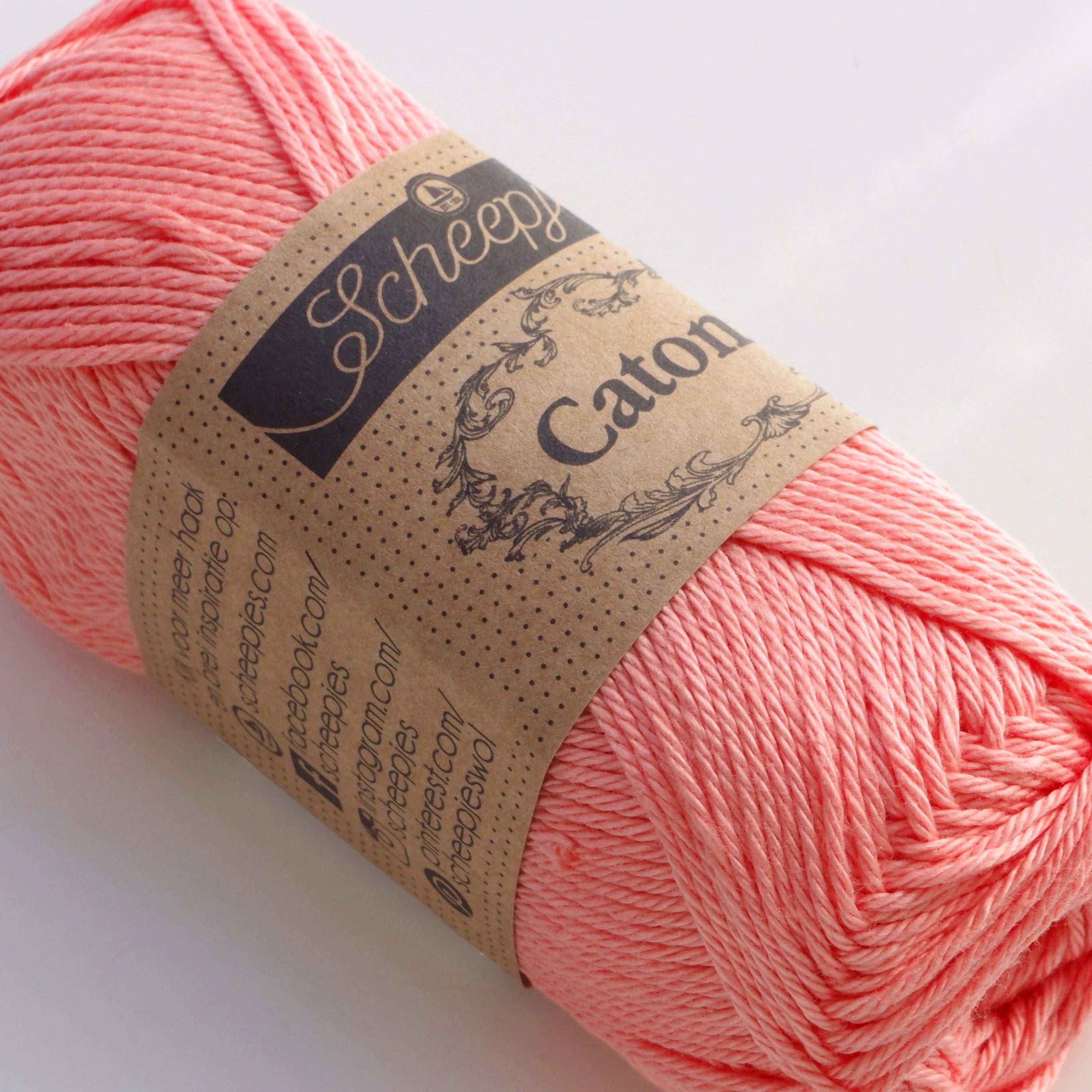 Scheepjes Catona, 264 Light Coral, koralli