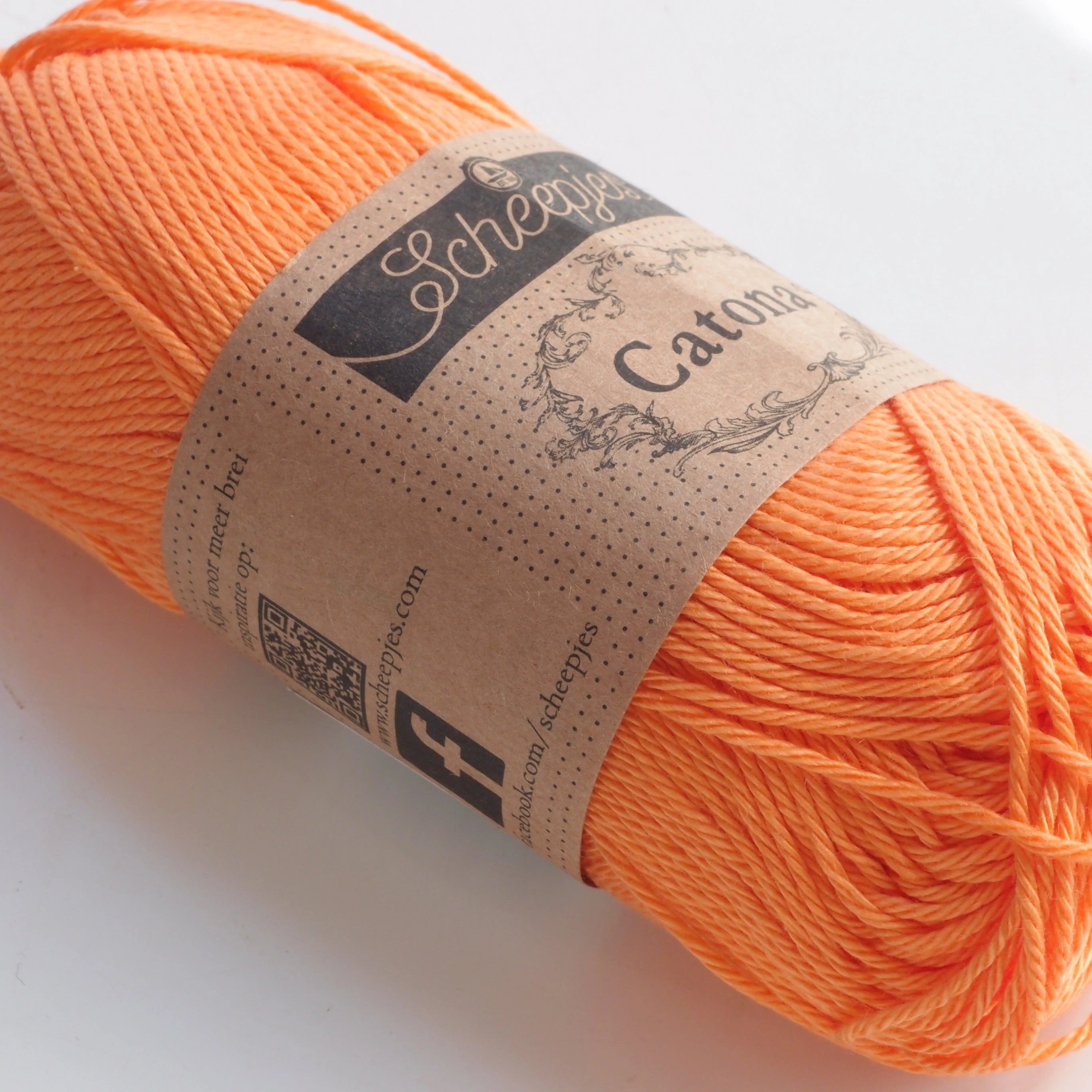 Scheepjes Catona, 386 Peach, persikka