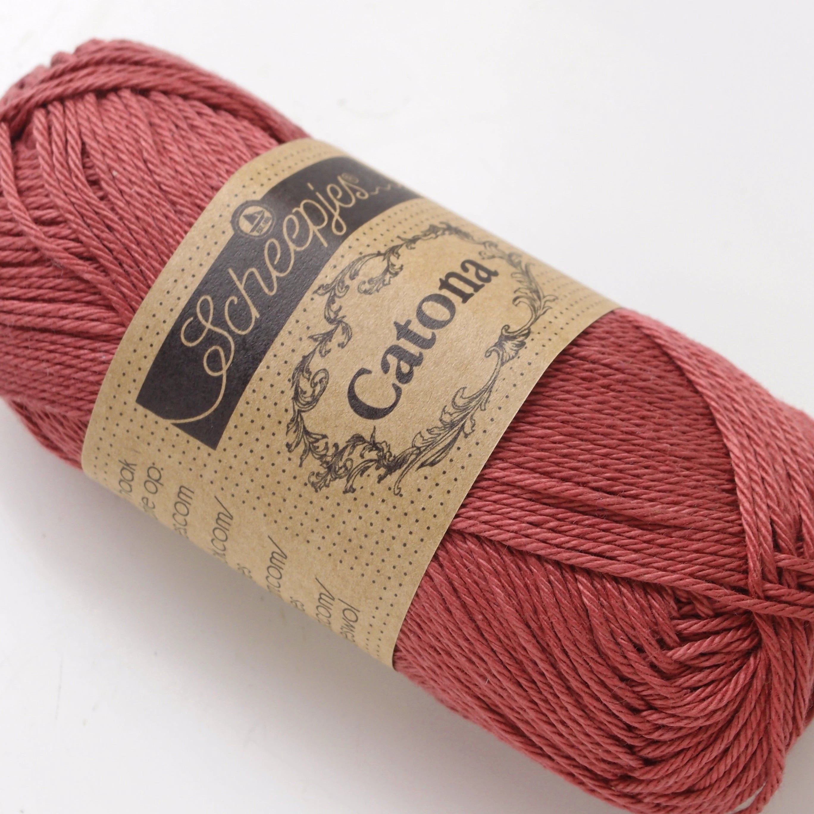 Scheepjes Catona, 396 Rose Wine, roseeviini