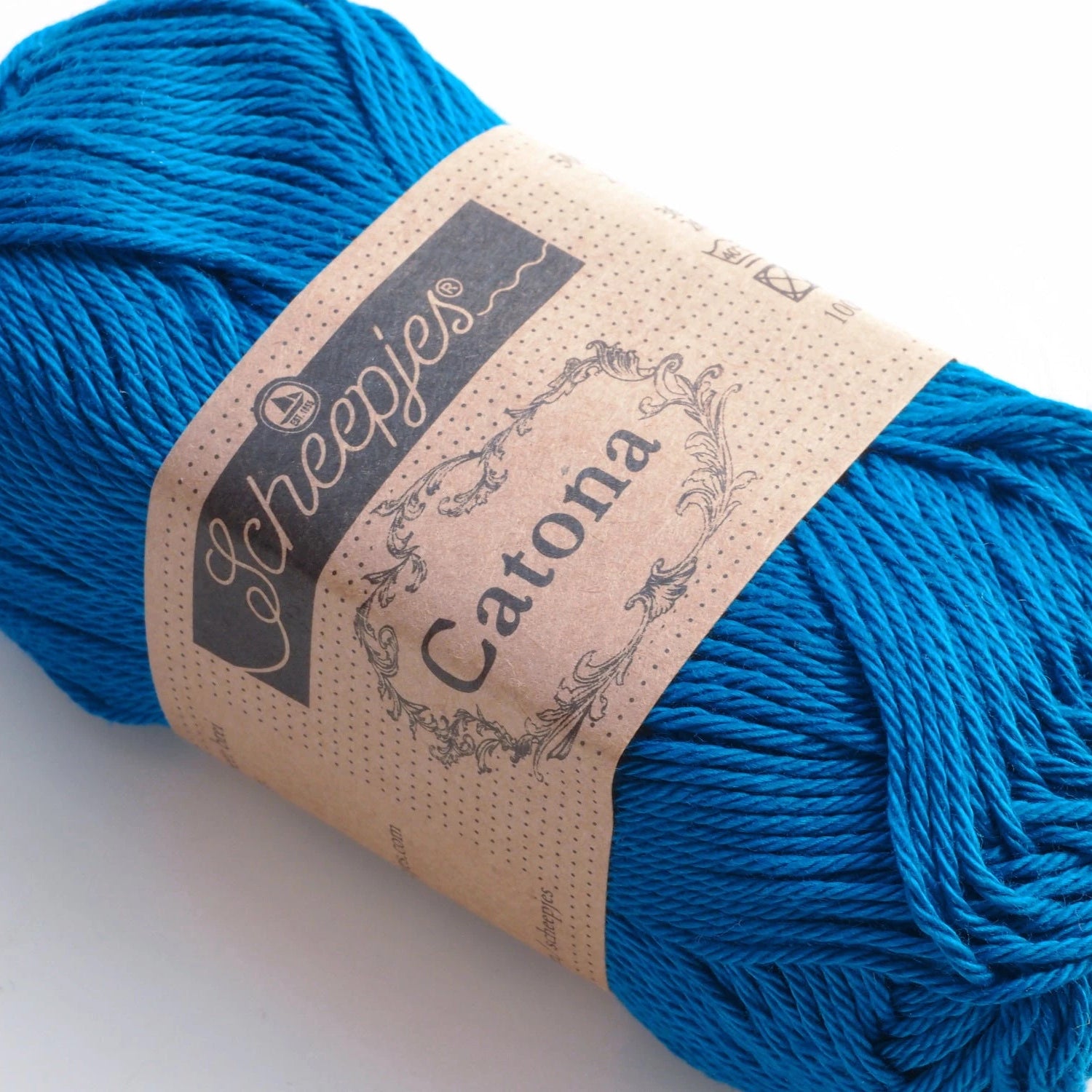 Scheepjes Catona, 400 Petrol Blue, välimeri