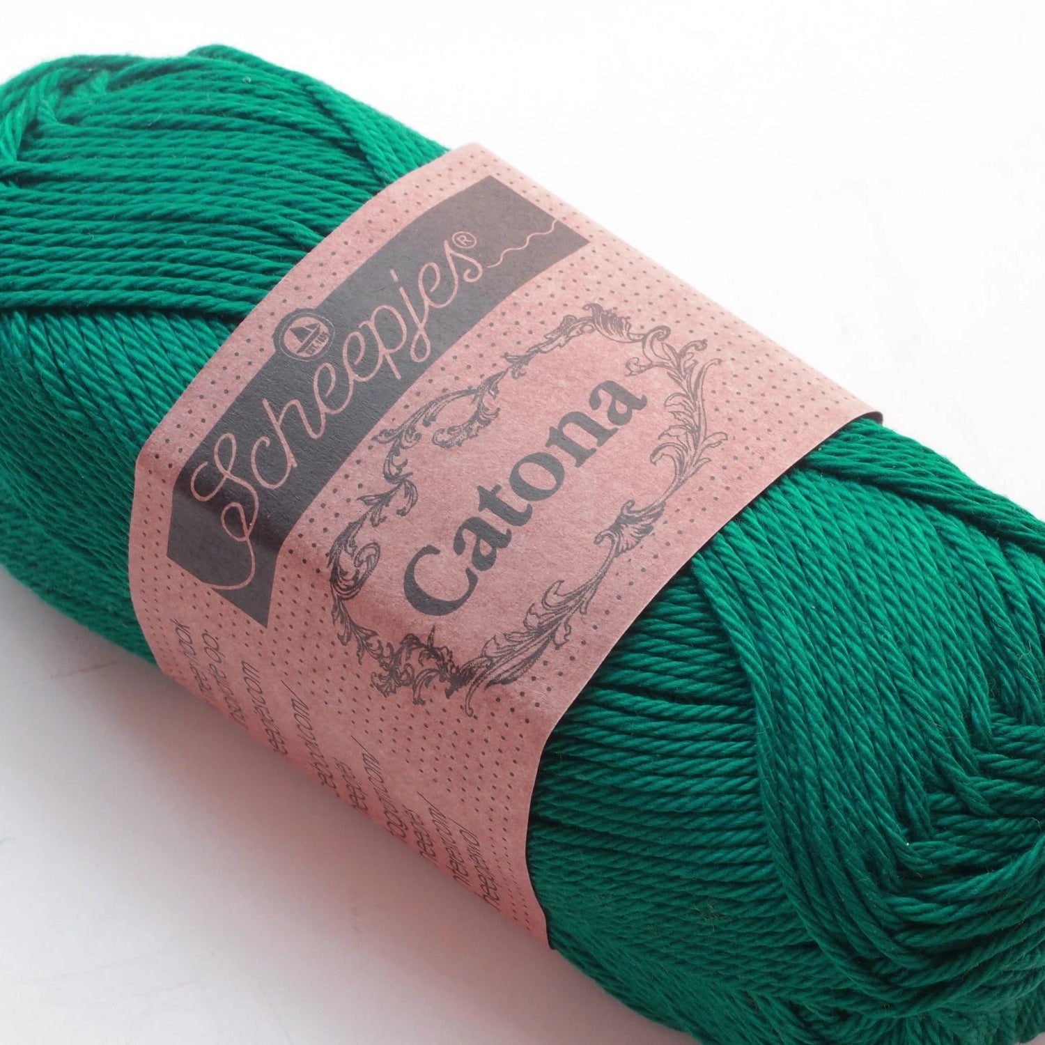 Scheepjes Catona, 401 Dark Teal, petrooli