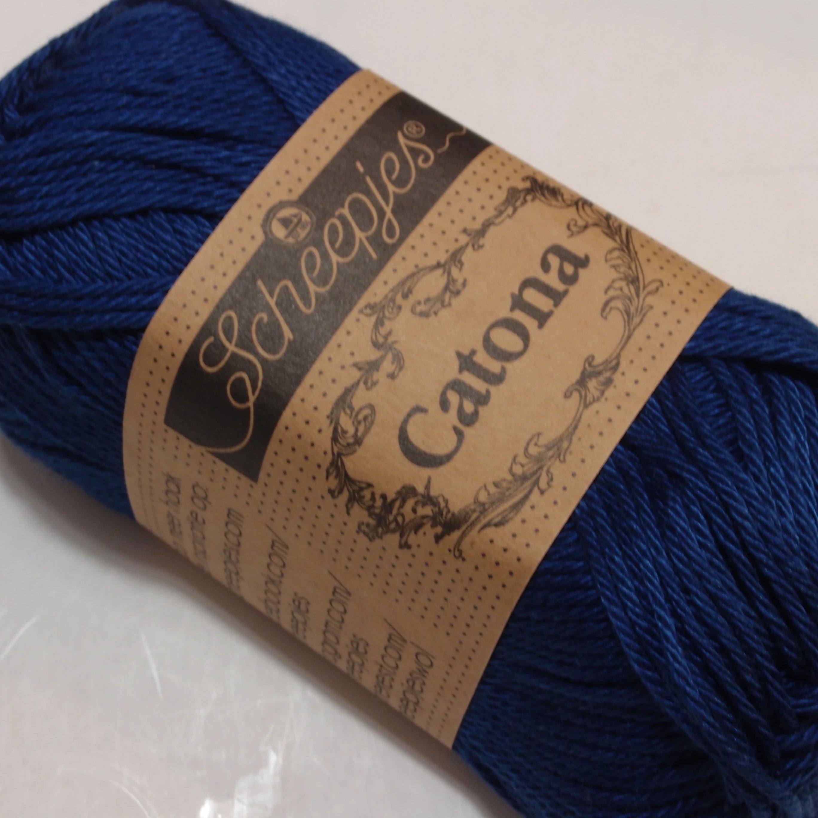 Scheepjes Catona, 527 Midnight Blue, yönsininenn