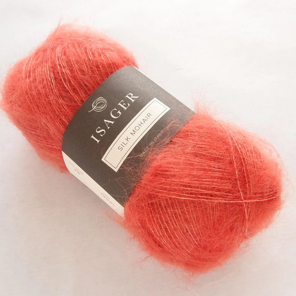 Silk Mohair Isager, 028 Red