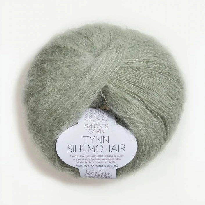 Tynn Silk Mohair 8521 Stövet Lys Grönn