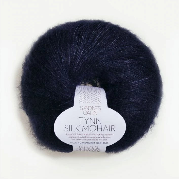 Tynn Silk Mohair Sandnes Garn, 5581 Dyp Marine