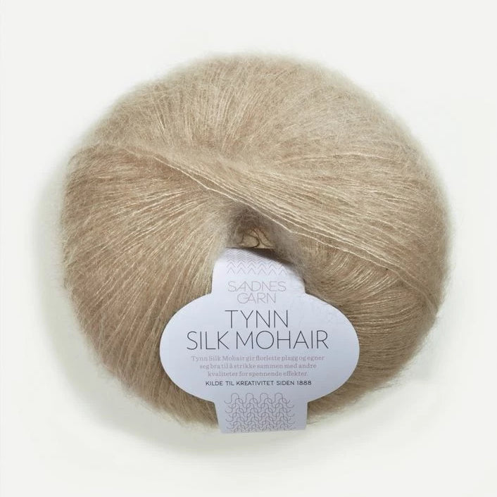 Tynn Silk Mohair Sandnes Garn, 3021 Lys Beige