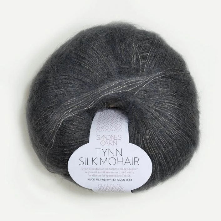 Tynn Silk Mohair Sandnes Garn, 6707 Stålgrå