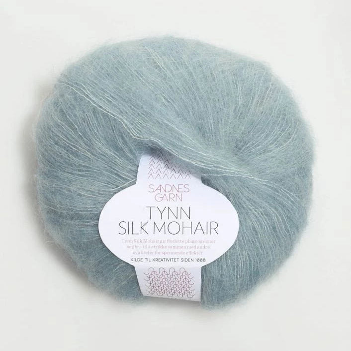 Tynn Silk Mohair Sandnes Garn, 7210 Stövet Petrol Melert