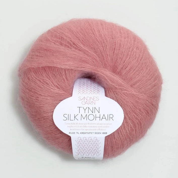 Tynn Silk Mohair Sandnes Garn, 4323 Rosa