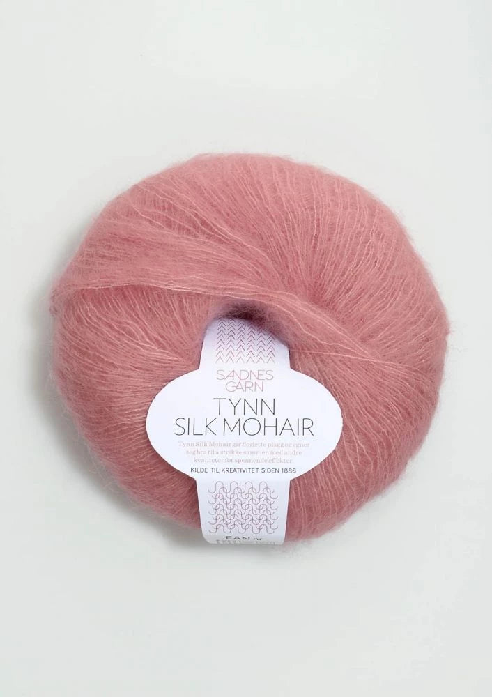 Tynn Silk Mohair Sandnes Garn, 4323 Rosa