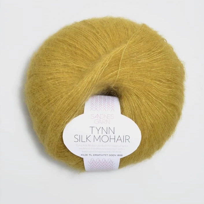 Tynn Silk Mohair Sandnes Garn, 2024 Gulgrönn