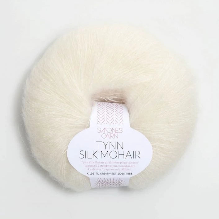 Tynn Silk Mohair Sandnes Garn, 1012 Natur