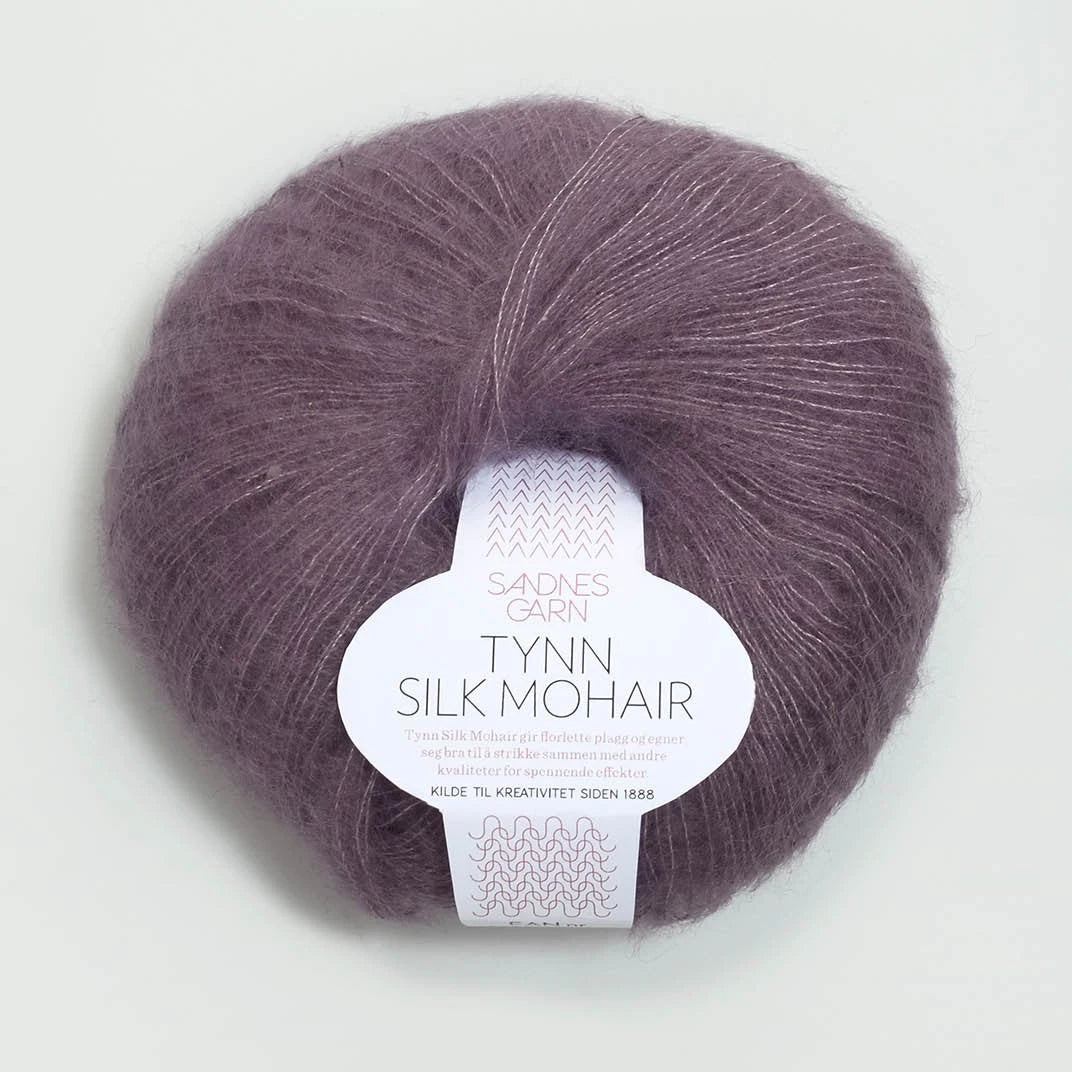 Tynn Silk Mohair Sandnes Garn, 5042 STOVET LILLA