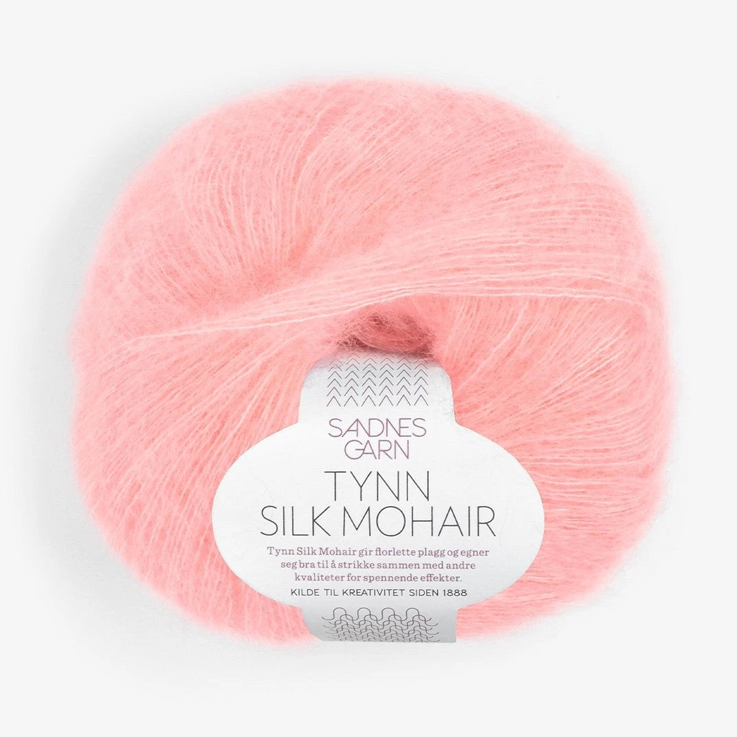 Tynn Silk Mohair Sandnes Garn, 4303 ROSA