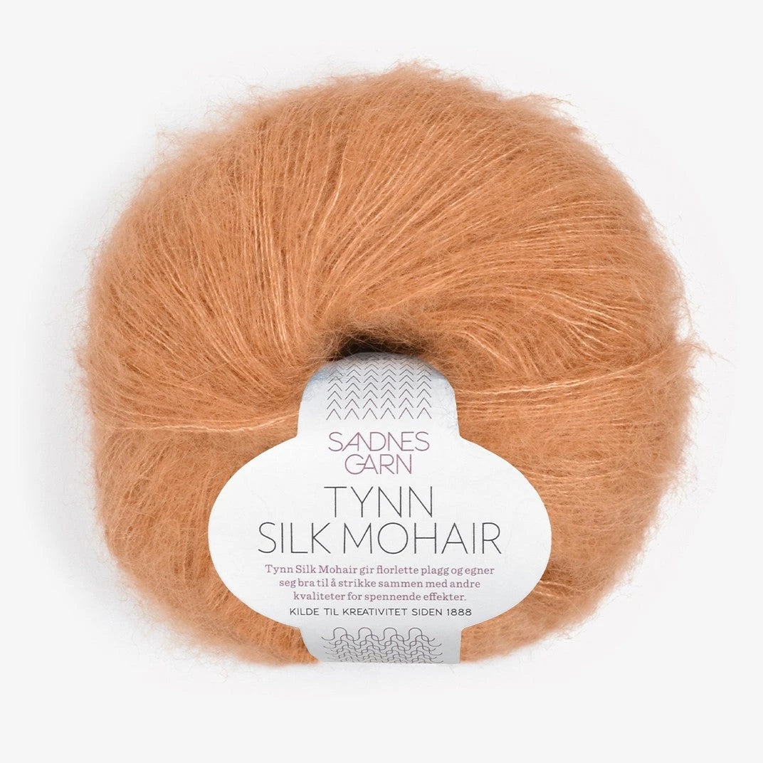 Tynn Silk Mohair Sandnes Garn,  2534 FUDGE