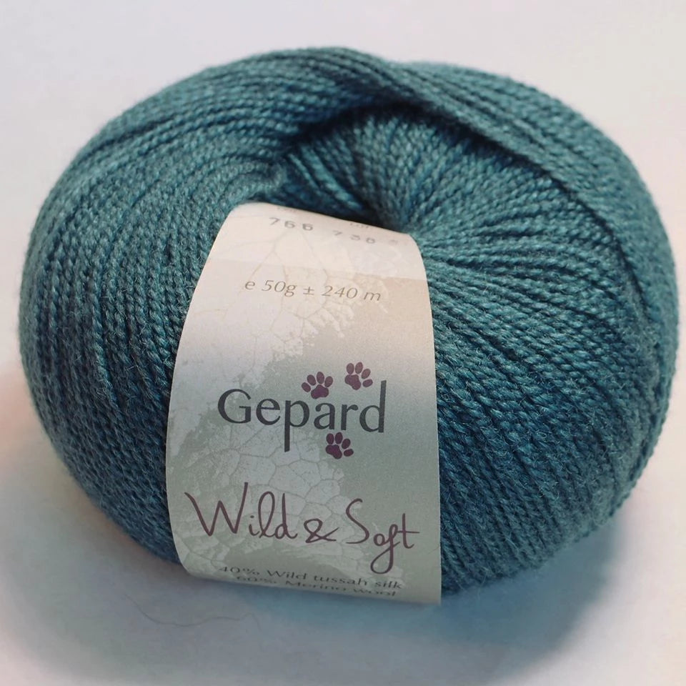 Wild & Soft, Gepard Garn 766 blue petrol