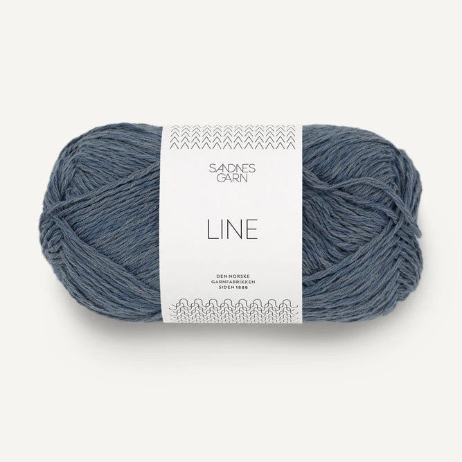 Sandnes Garn, Line 6061 Mörk gråblå