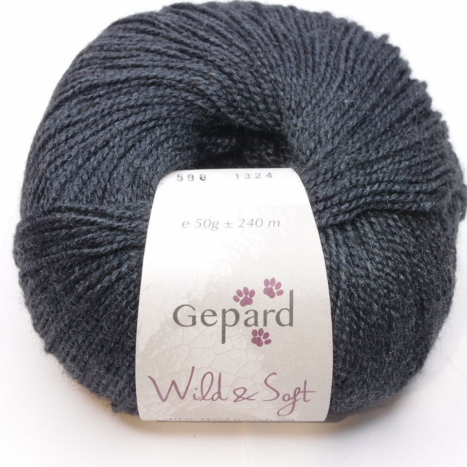 Gepard Garn Wild & Soft , merinosilkkilanka