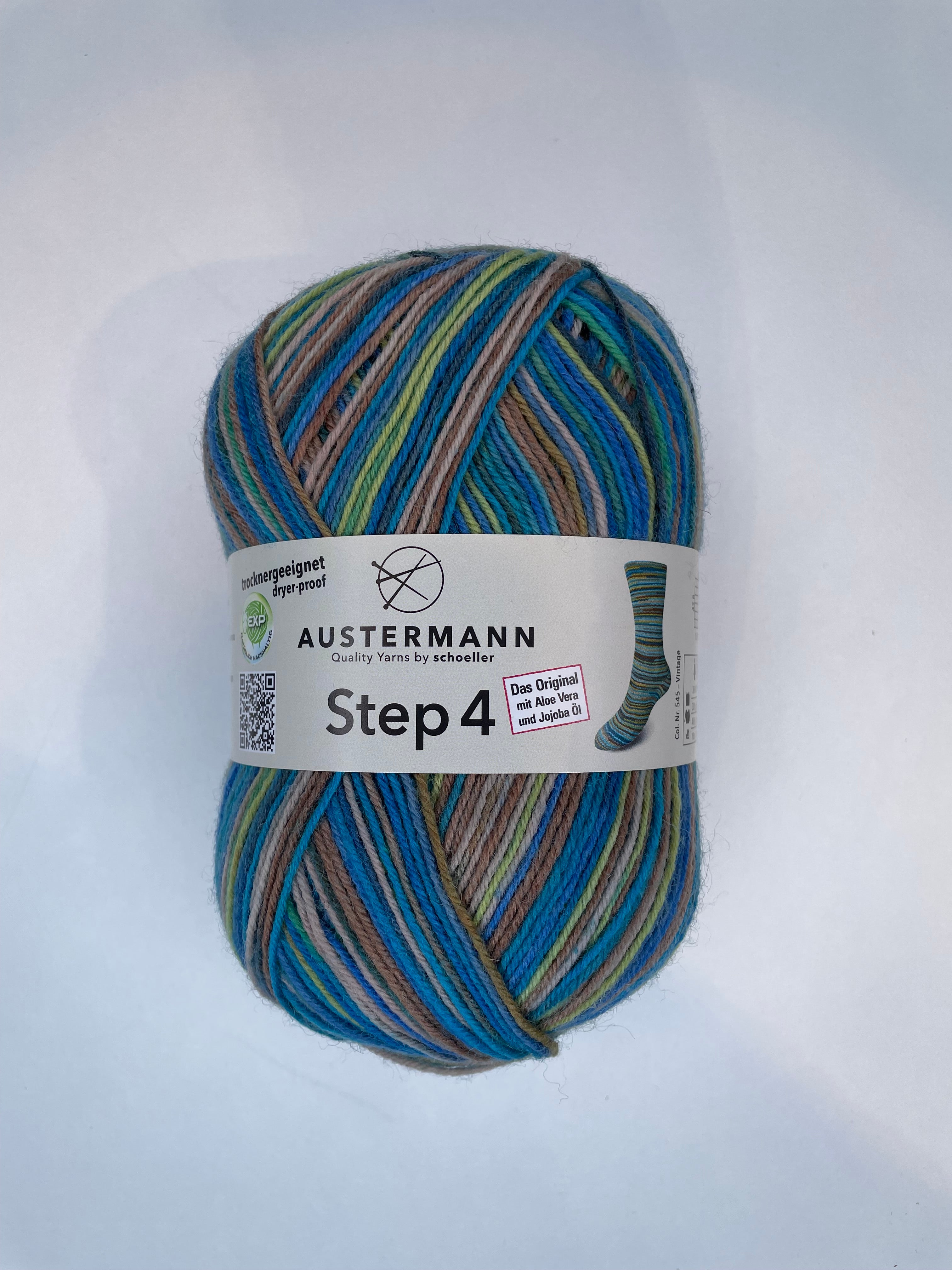 Austermann Step 4 ply vintage colours, sukkalanka