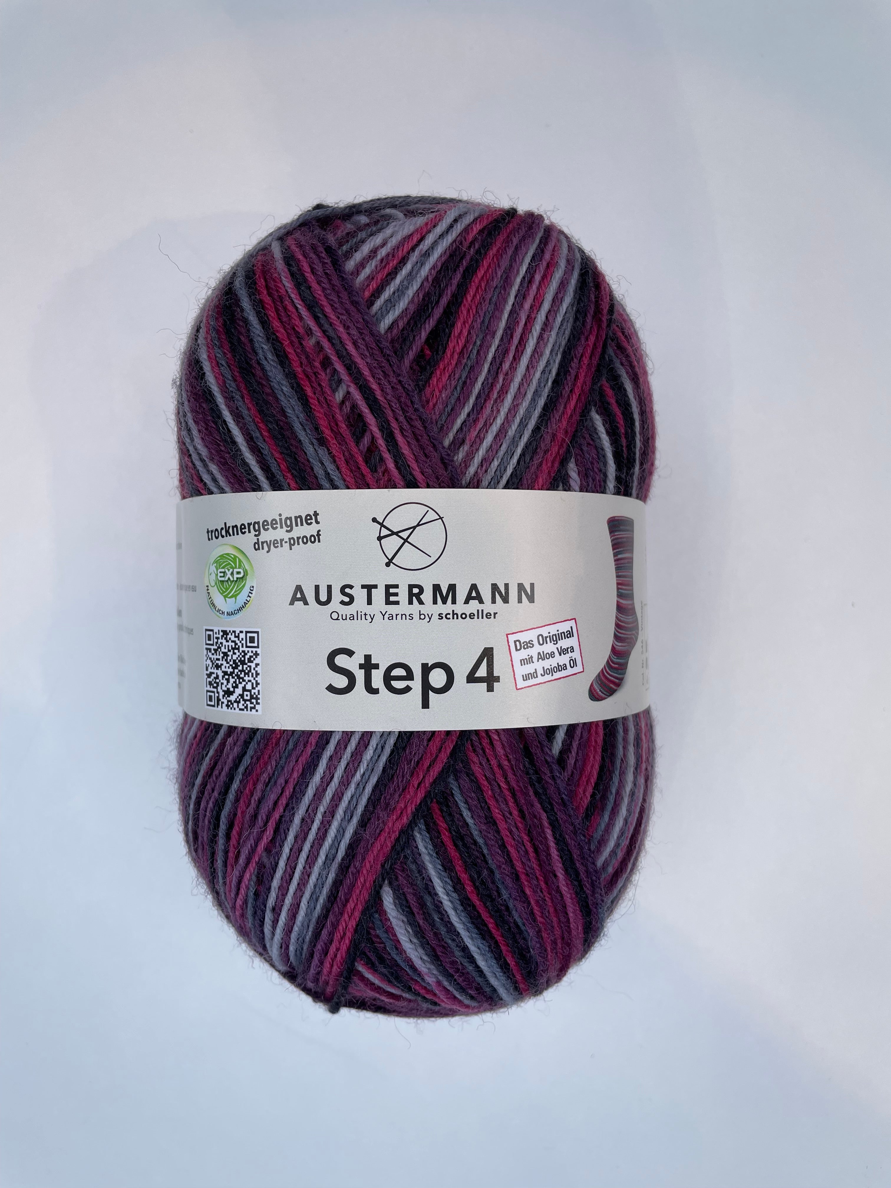 Austermann Step 4 ply vintage colours, sukkalanka