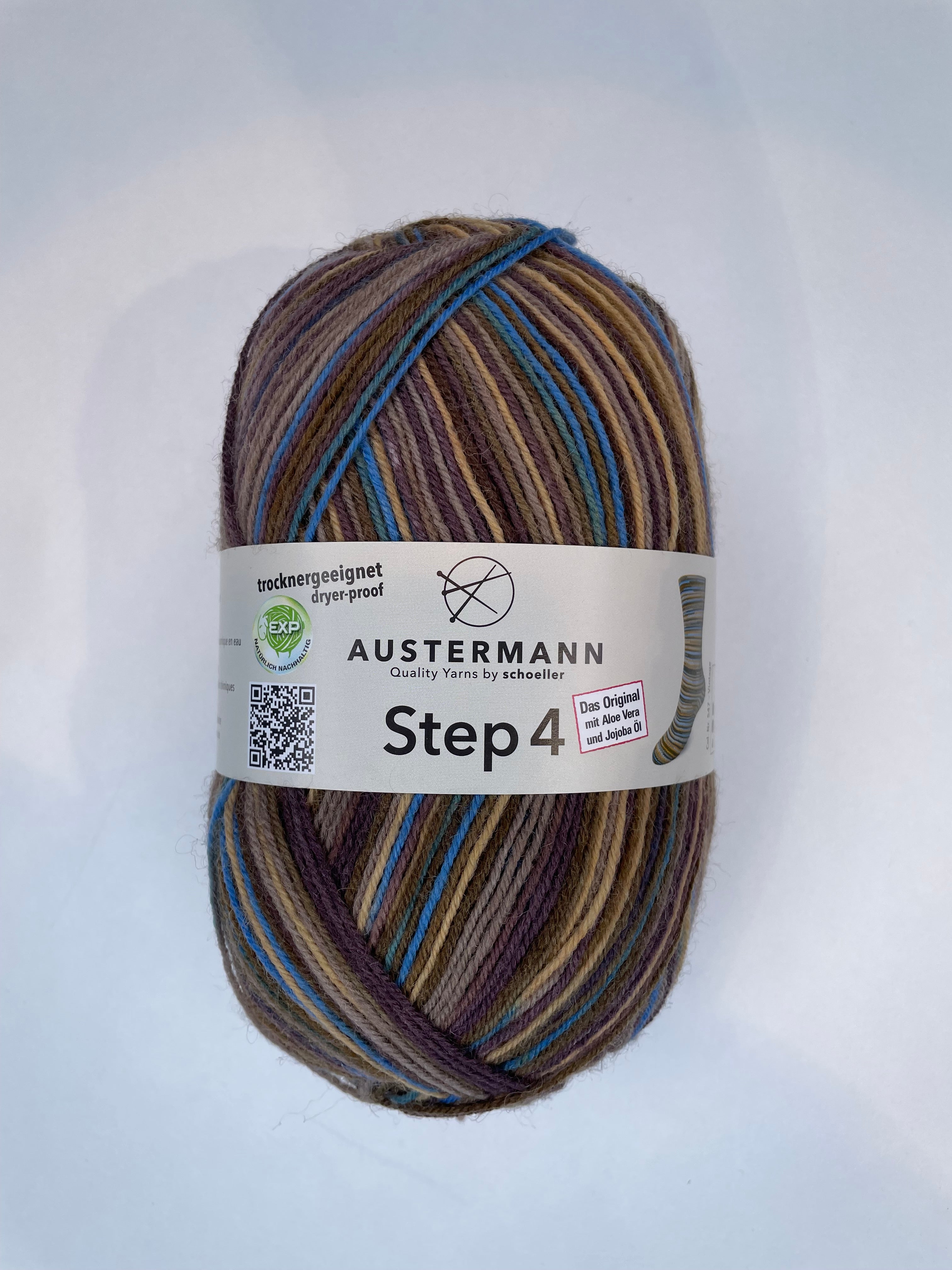 Austermann Step 4 ply vintage colours, sukkalanka